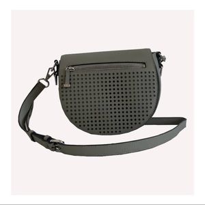 Rebecca Minkoff Perforated Leather Astor Saddle Crossbody Bag